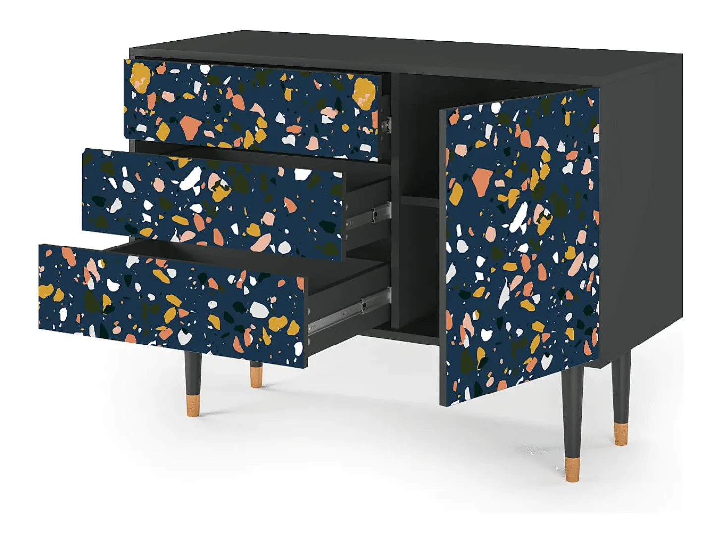 Aparador - 115х84х41 cm - S3 - Night Sky Langhterns, Antracita