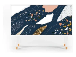 Aparador - 115х84х41 cm - S3 - Nude Iceberg, Blanco