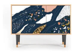 Aparador - 115х84х41 cm - S3 - Nude Iceberg, Nogal