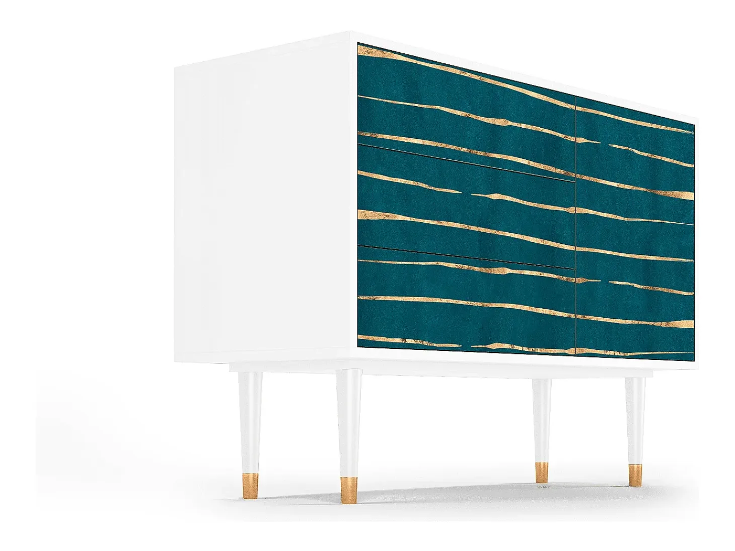 Aparador - 115х84х41 cm - S3 - Ocean Drive, Blanco