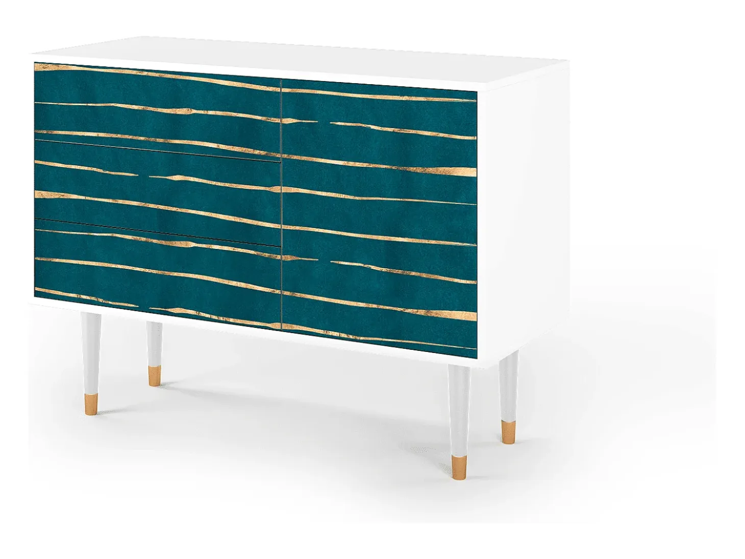 Aparador - 115х84х41 cm - S3 - Ocean Drive, Blanco