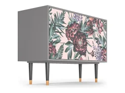Aparador - 115х84х41 cm - S3 - Peach Peonies, Gris