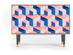 Aparador - 115х84х41 cm - S3 - Pinky Squares, Arena