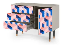 Aparador - 115х84х41 cm - S3 - Pinky Squares, Arena