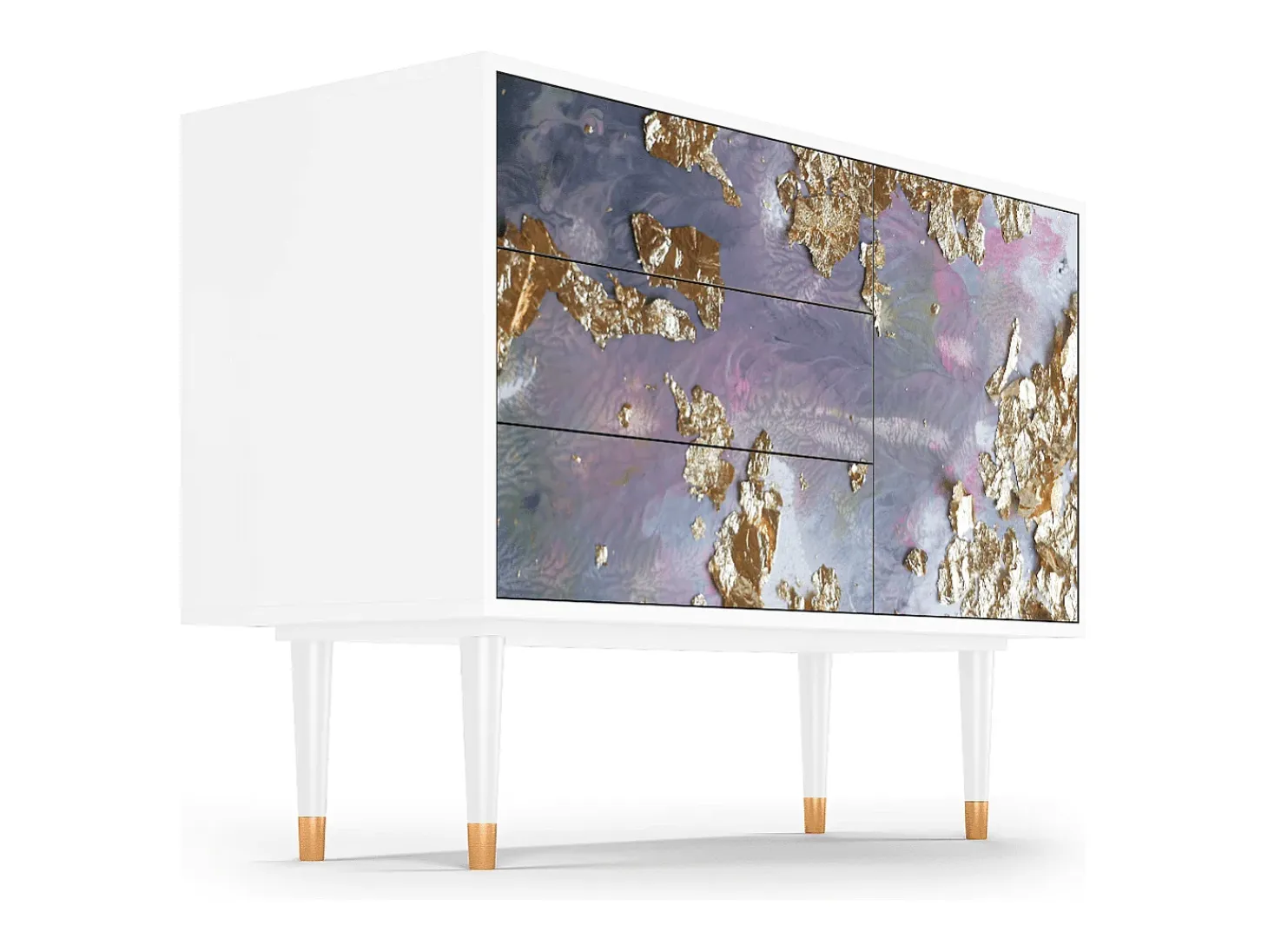 Aparador - 115х84х41 cm - S3 - Planet Earth, Blanco