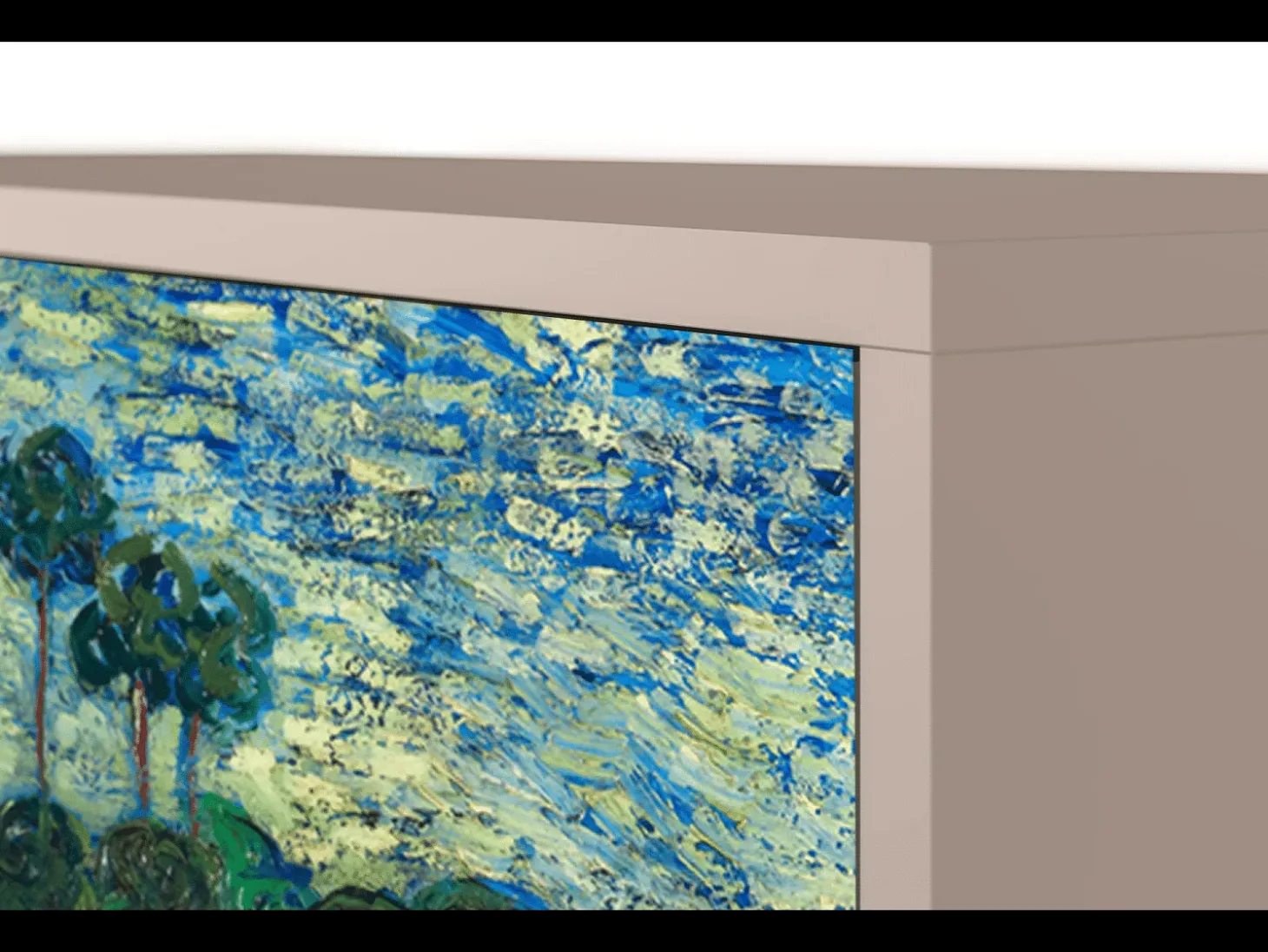 Aparador - 115х84х41 cm - S3 - Poppy field by van Gogh, Latte