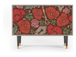 Aparador - 115х84х41 cm - S3 - Poppy Garden, Latte
