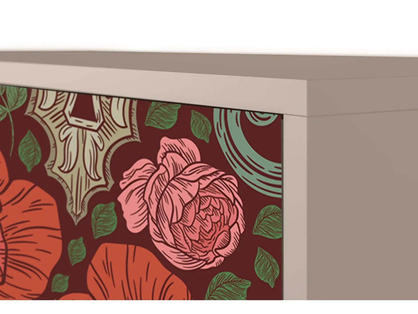 Aparador - 115х84х41 cm - S3 - Poppy Garden, Latte