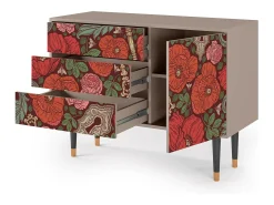 Aparador - 115х84х41 cm - S3 - Poppy Garden, Latte