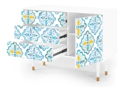 Aparador - 115х84х41 cm - S3 - Portugese tiles, Blanco