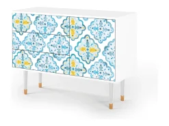 Aparador - 115х84х41 cm - S3 - Portugese tiles, Blanco