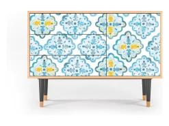 Aparador - 115х84х41 cm - S3 - Portugese tiles, Nogal