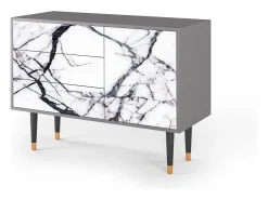 Aparador - 115х84х41 cm - S3 - Raven Marble, Gris