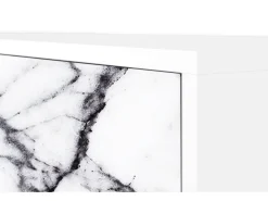Aparador - 115х84х41 cm - S3 - Raven Marble, Blanco