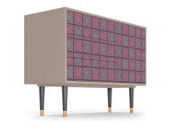 Aparador - 115х84х41 cm - S3 - Riviera Mosaic, Latte