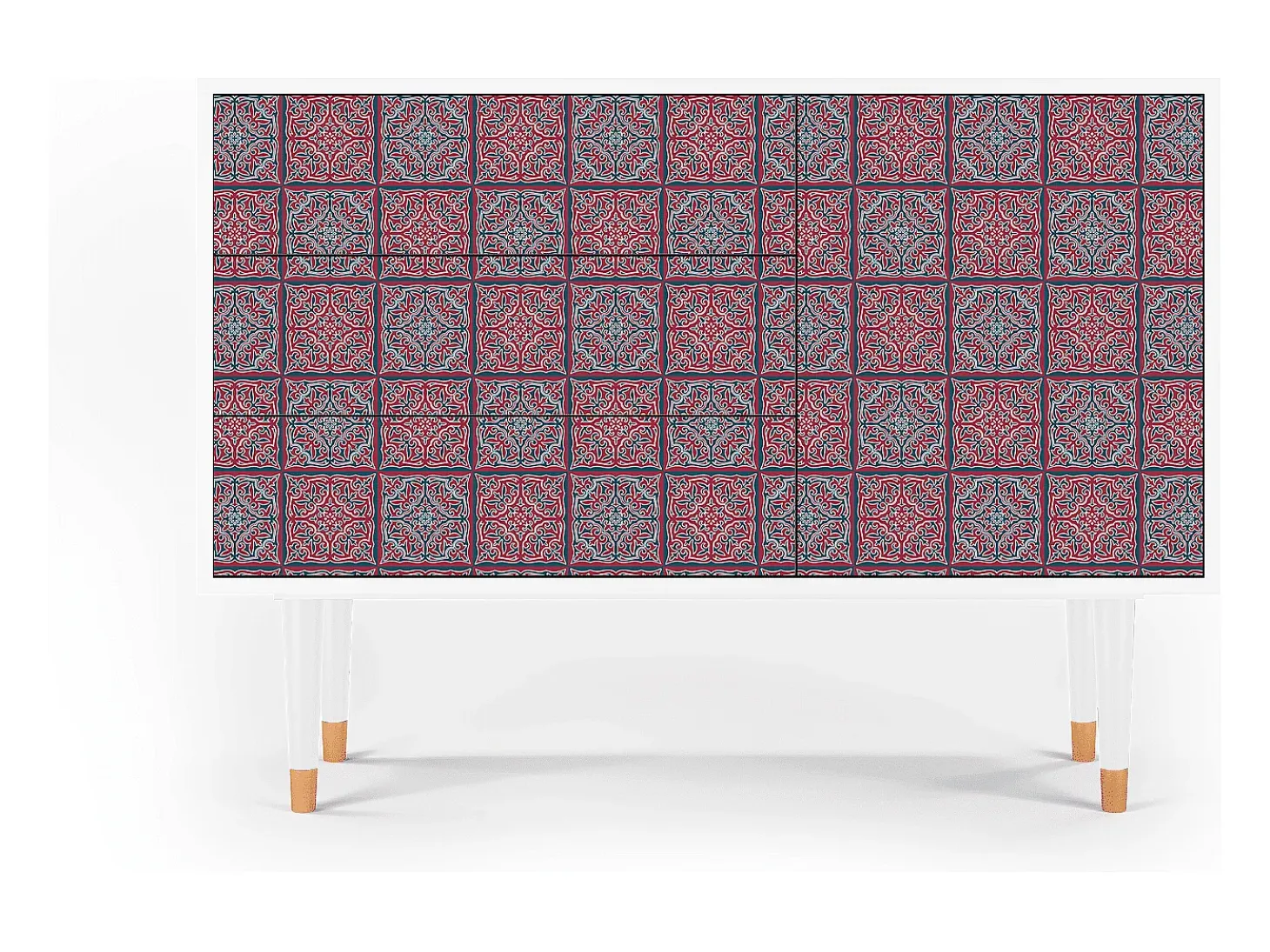 Aparador - 115х84х41 cm - S3 - Riviera Mosaic, Blanco