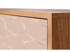 Aparador - 115х84х41 cm - S3 - Rose Honeycomb, Nogal