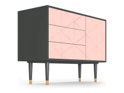 Aparador - 115х84х41 cm - S3 - Rose Quartz, Antracita