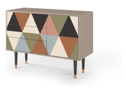 Aparador - 115х84х41 cm - S3 - Royal Triangles, Latte