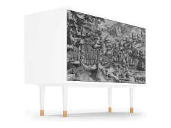 Aparador - 115х84х41 cm - S3 - Rusticorum, Blanco