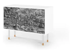 Aparador - 115х84х41 cm - S3 - Rusticorum, Blanco