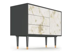 Aparador - 115х84х41 cm - S3 - Sahara desert, Antracita