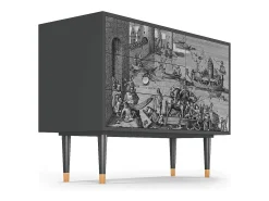 Aparador - 115х84х41 cm - S3 - Saint Martin, Antracita