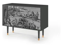 Aparador - 115х84х41 cm - S3 - Saint Martin, Antracita