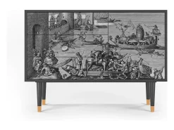 Aparador - 115х84х41 cm - S3 - Saint Martin, Antracita