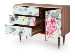 Aparador - 115х84х41 cm - S3 - Sky Garden, Nogal