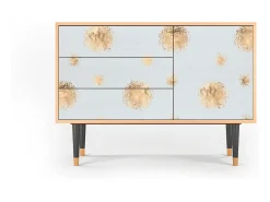 Aparador - 115х84х41 cm - S3 - Sky Latte, Nogal