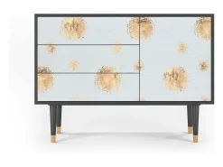 Aparador - 115х84х41 cm - S3 - Sky Latte, Antracita