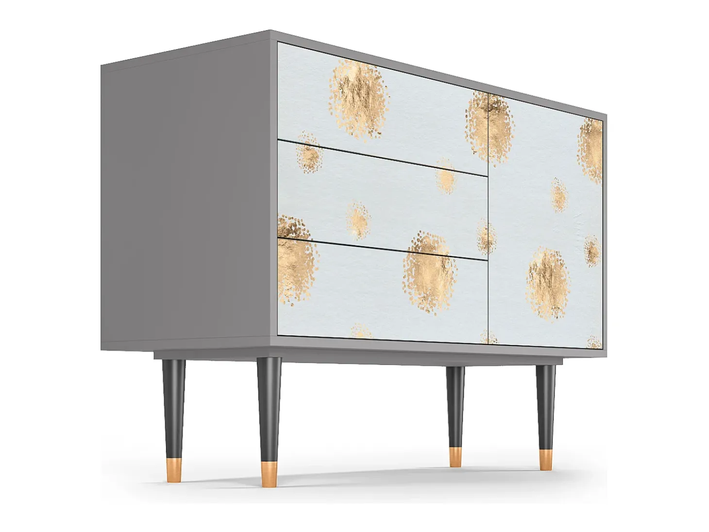 Aparador - 115х84х41 cm - S3 - Sky Latte, Gris