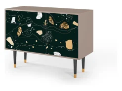 Aparador - 115х84х41 cm - S3 - Space Rocks, Latte