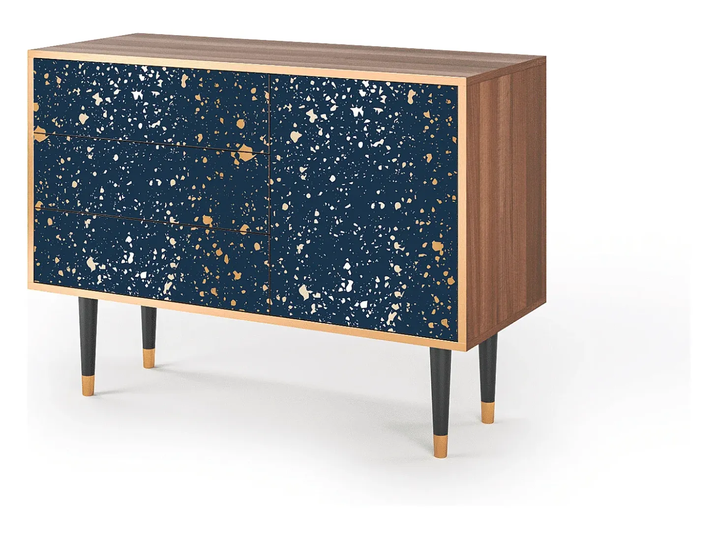 Aparador - 115х84х41 cm - S3 - Starfall, Nogal