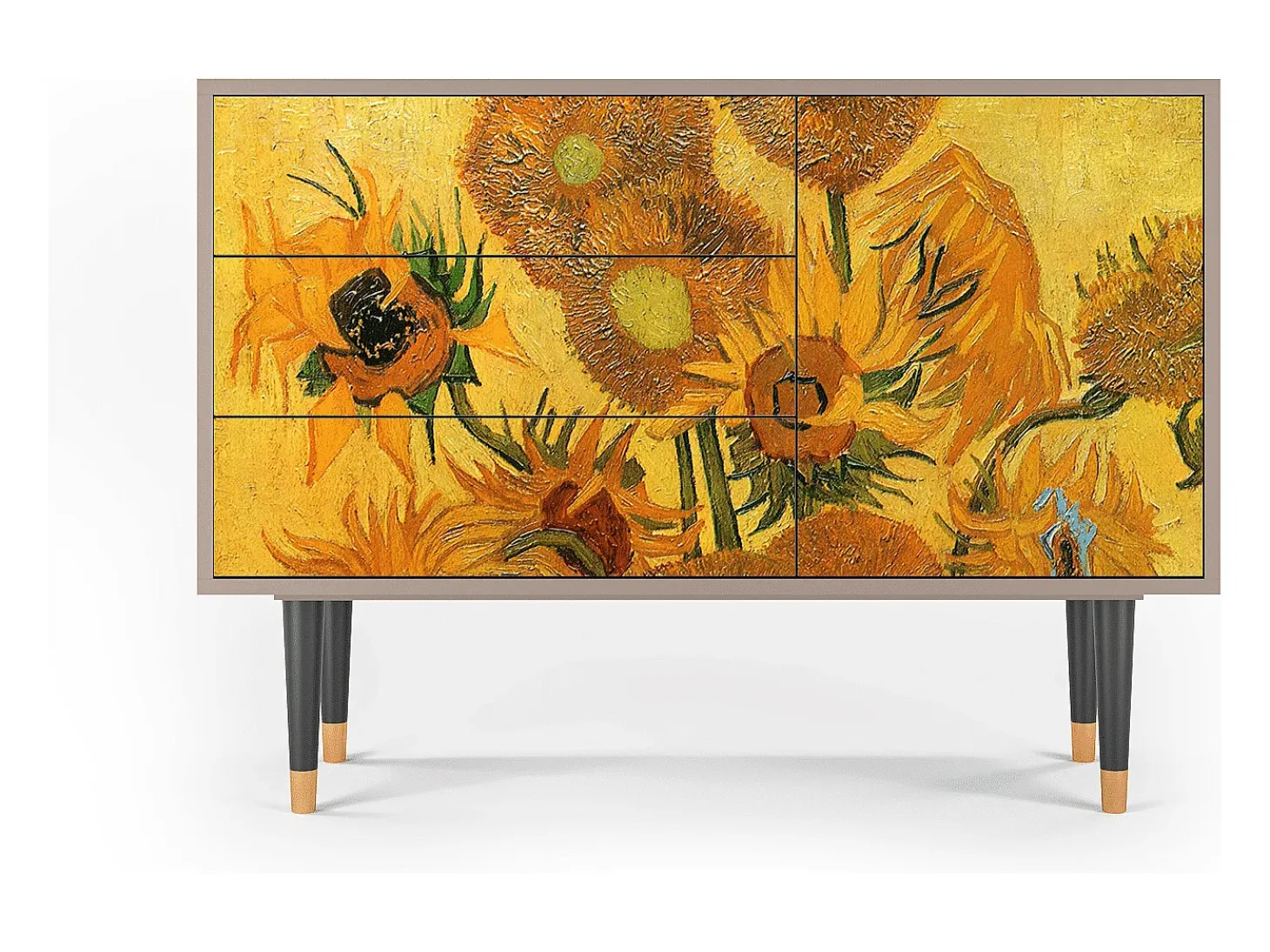 Aparador - 115х84х41 cm - S3 - Sunflowers, Arena