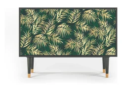 Aparador - 115х84х41 cm - S3 - Sunny Palm Tree, Antracita