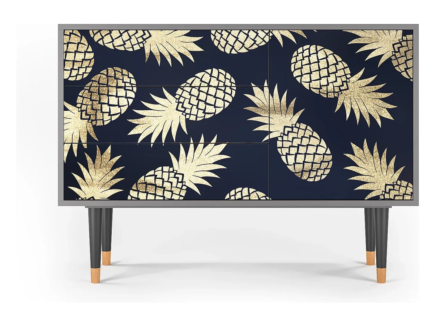 Aparador - 115х84х41 cm - S3 - Sunny Pineaple, Gris