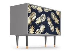 Aparador - 115х84х41 cm - S3 - Sunny Pineaple, Gris