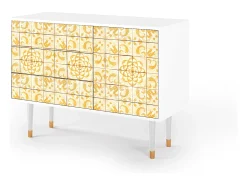 Aparador - 115х84х41 cm - S3 - Sunshiny Tile, Blanco