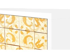 Aparador - 115х84х41 cm - S3 - Sunshiny Tile, Blanco
