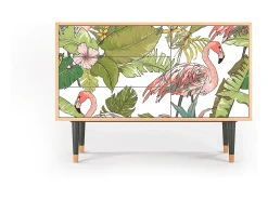 Aparador - 115х84х41 cm - S3 - Sweet Flamingo, Nogal