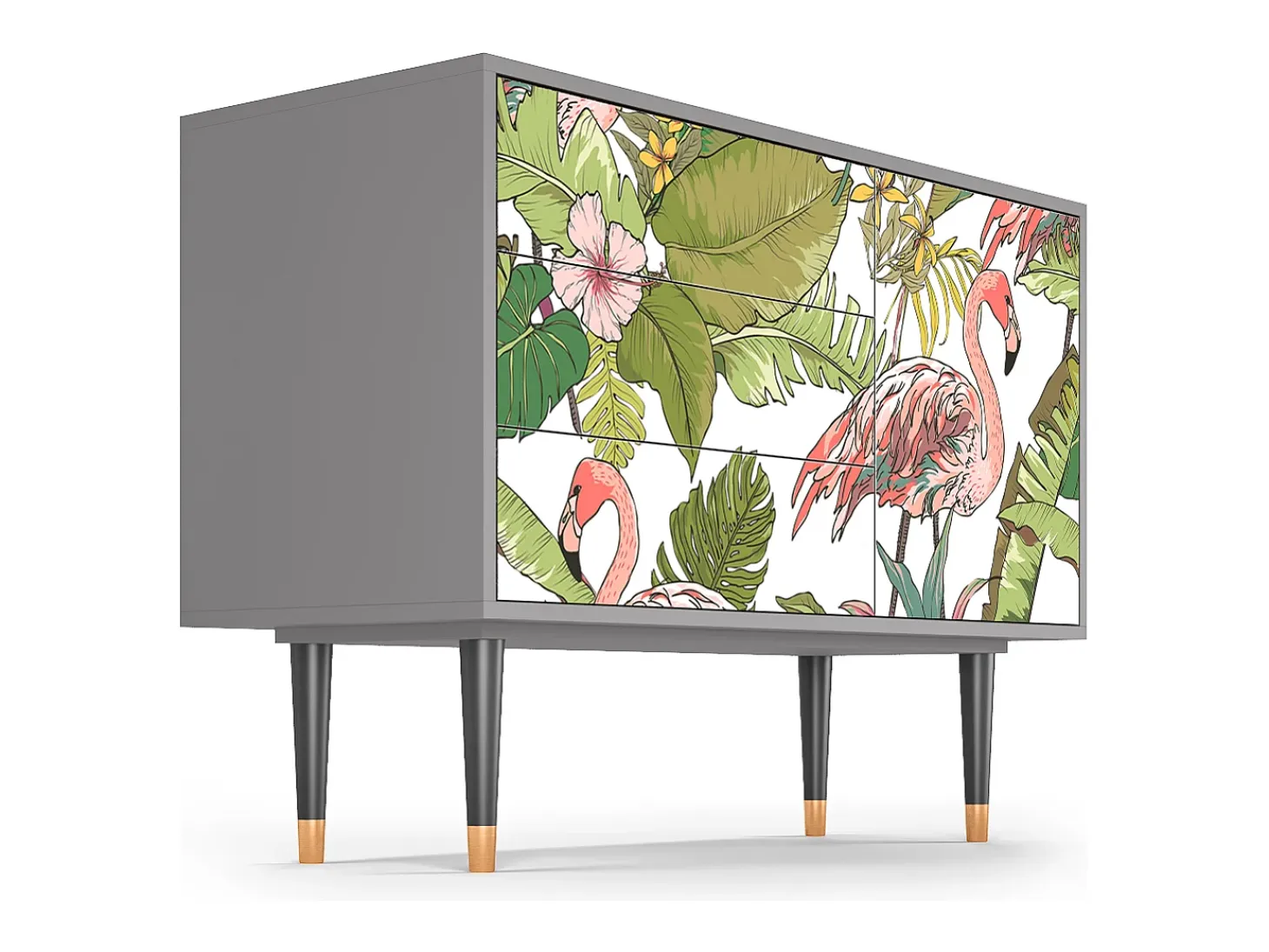 Aparador - 115х84х41 cm - S3 - Sweet Flamingo, Gris