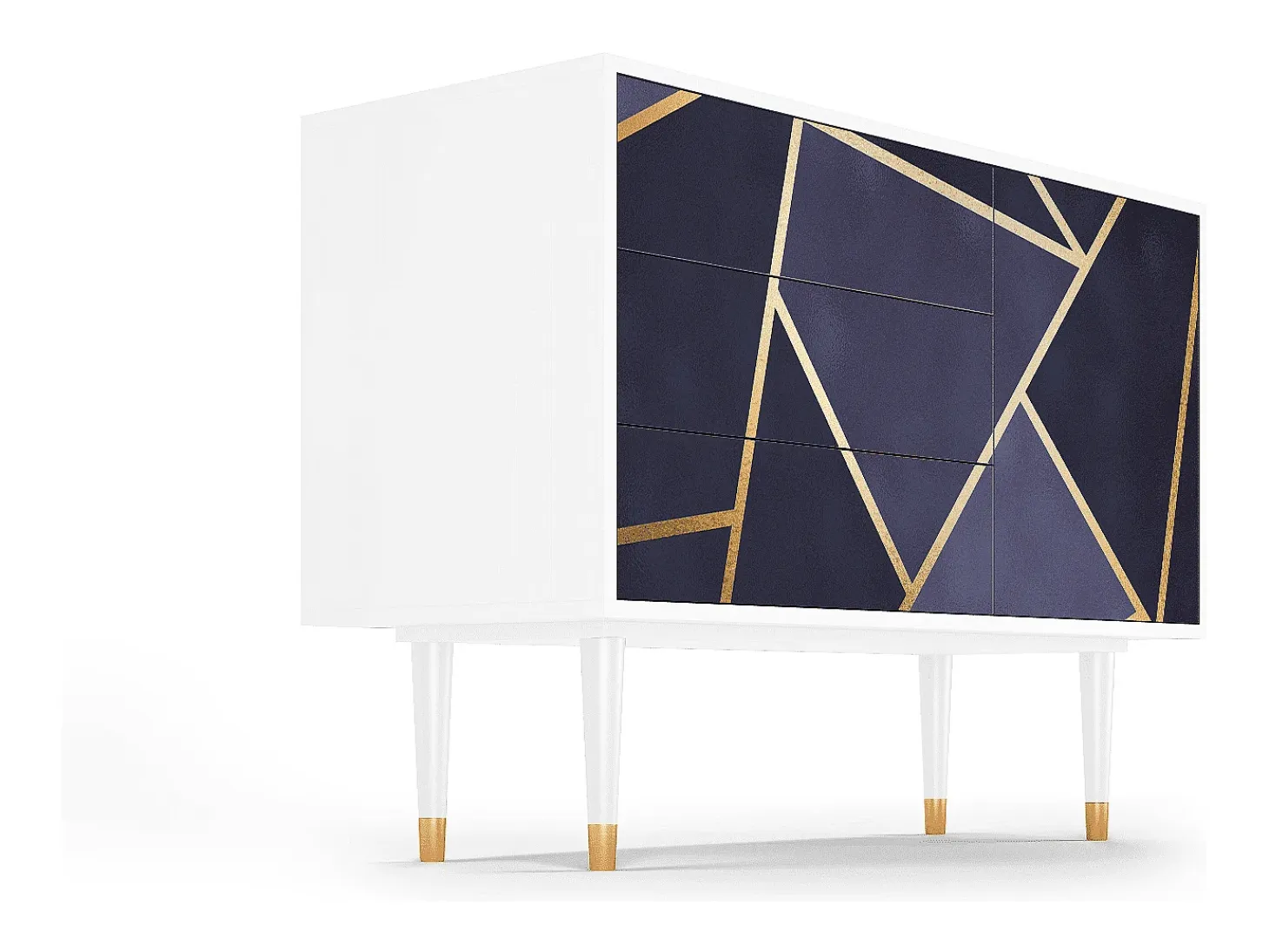 Aparador - 115х84х41 cm - S3 - The Amethyst, Blanco