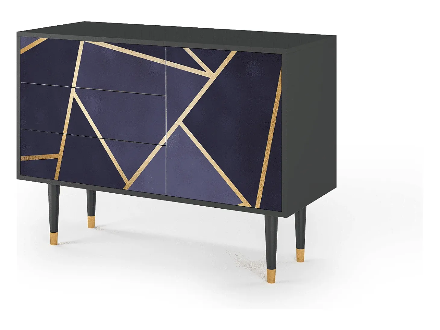 Aparador - 115х84х41 cm - S3 - The Amethyst, Antracita