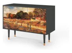 Aparador - 115х84х41 cm - S3 - The Banks, Antracita