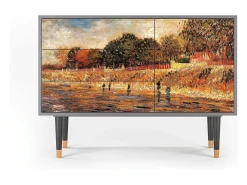 Aparador - 115х84х41 cm - S3 - The Banks, Gris