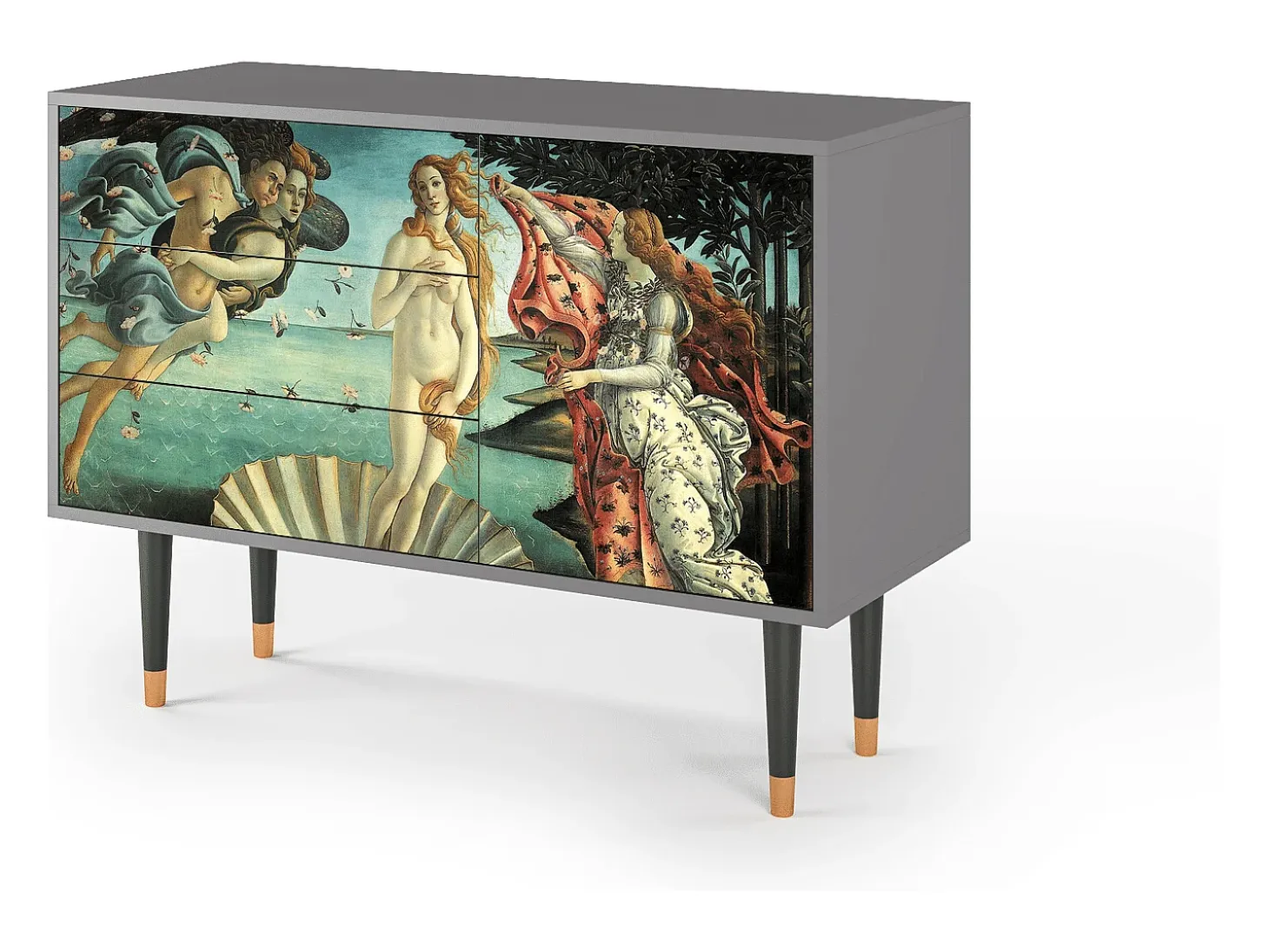 Aparador - 115х84х41 cm - S3 - The Birth of Venus, Gris