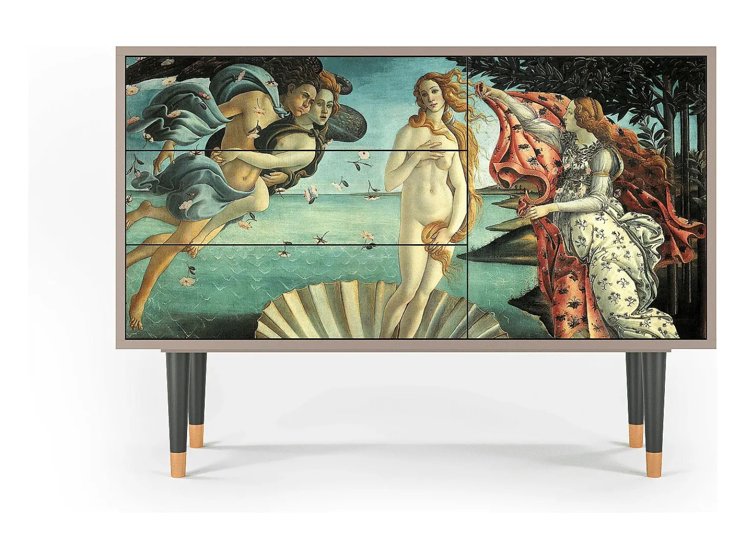 Aparador - 115х84х41 cm - S3 - The Birth of Venus, Arena