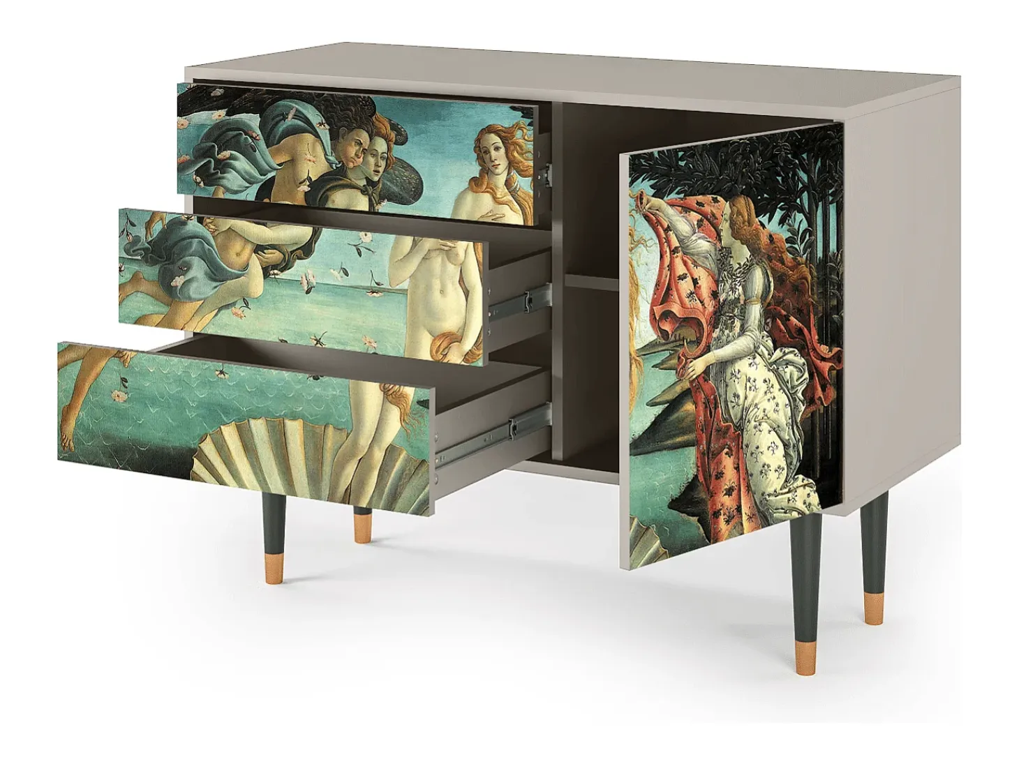 Aparador - 115х84х41 cm - S3 - The Birth of Venus, Arena